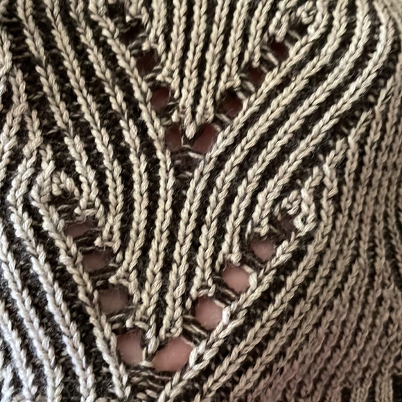 BCBG max Azria, tulip shaped super soft comfortable knit dress, brown, size S - Picture 8 of 10